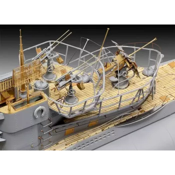 Plastikmodellbausatz REVELL Deutsches U-Boot Typ VII C/41 1:72