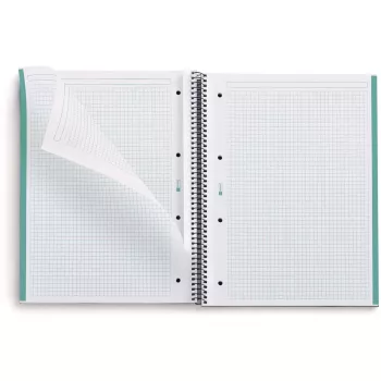 MAUL A613351 Eco Emotions 1 Collegeblock A4 kariert, mint