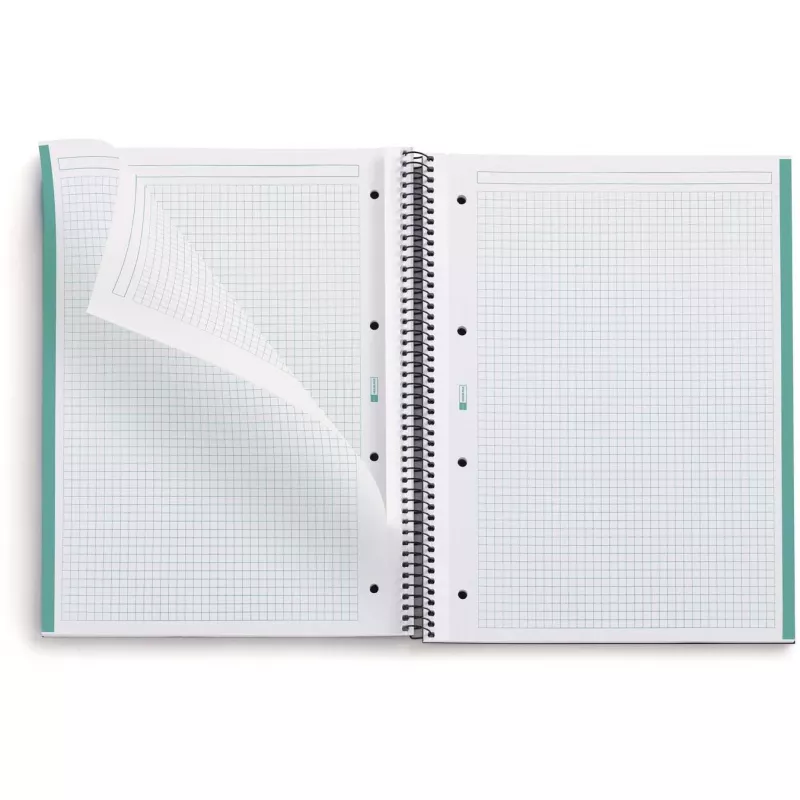 MAUL A613351 Eco Emotions 1 Collegeblock A4 kariert, mint