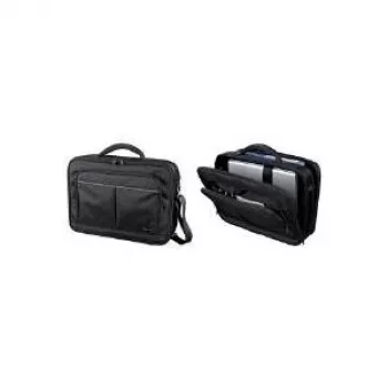 LIGHTPAK Executive Line LIMA Notebooktasche 46029, Schwarz mit silbergrauen Akzenten