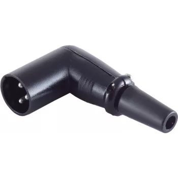 ShiverPeaks S/CONN maximum connectivity XLR-Winkelstecker, Schwarz, 55006