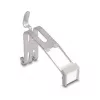 DeLOCK 66477 Keystone-Halterung für Hutschiene, 1 Port mit Beschriftungsfeld, Metall