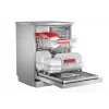 Toshiba DW-14F5EE(S)-PL freistehender Geschirrspüler, 60 cm, 14 Maßgedecke, Silber