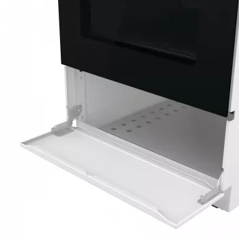 Freistehender Gasherd mit Backofen Gorenje GG5A10WFFM — 4-Flammen-Kochfeld, 70 l Backofen, emaillierte Oberfläche, weiß