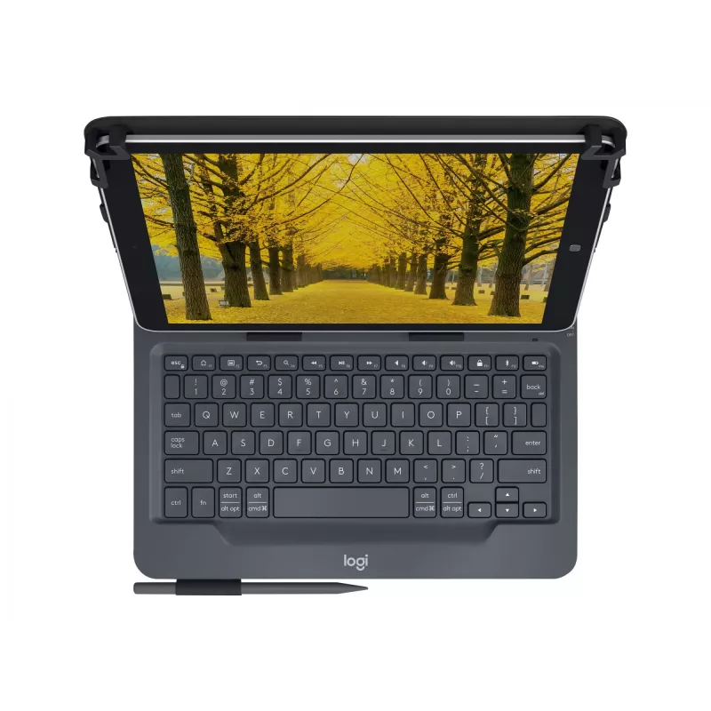 Logitech Universal Folio mit integrierter Tastatur für 9-10 Zoll Tablets QWERTY Italienisch