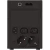 PowerWalker VI 1200 SHL Line-Interactive USV 1200 VA (1,2 kVA), 600 W, 4 Ausgänge (2x Schuko, 2x IEC C13), USB, LCD, Schwarz