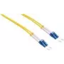 Logilink - Patchkabel - LC Singlemode (M) zu LC Singlemode (M) - 7,5 m - Glasfaser - Duplex - 9/125 Mikrometer - OS1/OS2 - halogenfrei - Gelb (FP0LC07)