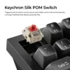 Mechanische 75%-Tastatur Keychron Q1 Ultra 8K – USB + RF Wireless + Bluetooth, RGB, Schwarz