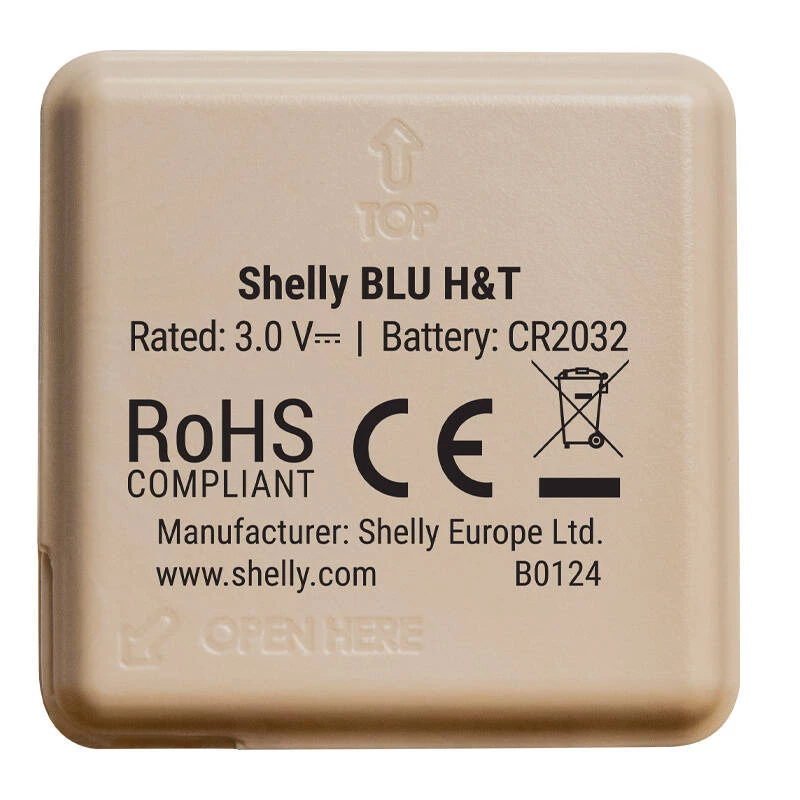 Shelly BLU H&T Temperatur- und Feuchtigkeitssensor (Mocha)