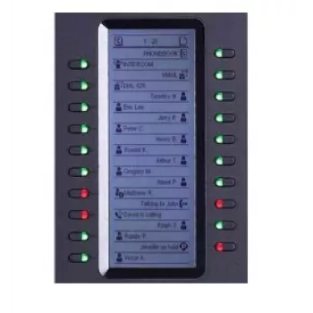 Grandstream Networks GXP2200EXT IP-Erweiterungsmodul Schwarz 20 Tasten