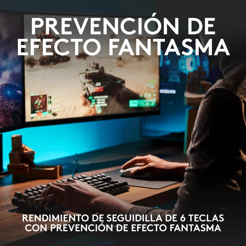 Logitech G G413 TKL SE, kabelgebunden, USB, mechanischer Schalter, QWERTZ, LED, Schwarz