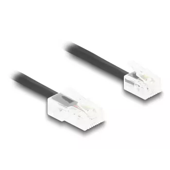 Telefonkabel DeLOCK 88479 2 m Schwarz RJ-11 RJ-45