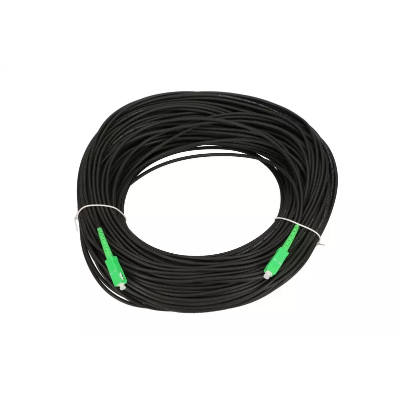 Extralink Patchcord SC/APC-SC/APC Round Drop Singlemode Simplex G.657A2 120m