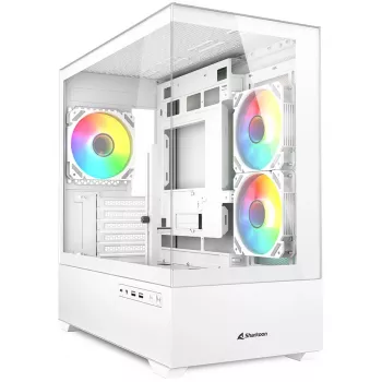 PC-Gehäuse Sharkoon MK6 RGB Midi Tower Weiß