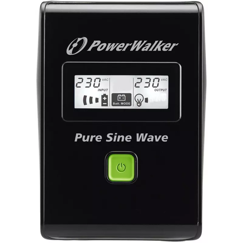 PowerWalker VI 600 SW FR USV 600 VA 2 AC-Ausgänge Line-Interactive (VI 600 SW FR)