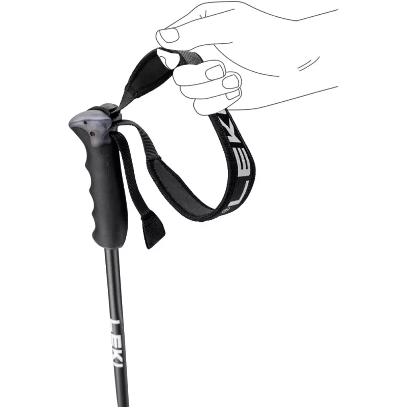 Skistock LEKI Neolite AIRFOIL 135 cm Aluminium Anthrazit