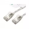 ROLINE GREEN U/FTP Patchkabel Kat.6A (Klasse EA), LSOH, schlank, Weiß, 5 m