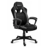 Huzaro FORCE 2.5 Grau MESH Gaming-Stuhl, Netzsitz, Schwarz, Grau