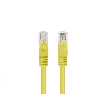 Lanberg PCU6-20CC-0150-Y Cat.6 UTP Patchkabel, 1,5 m, gelb, 10er-Pack