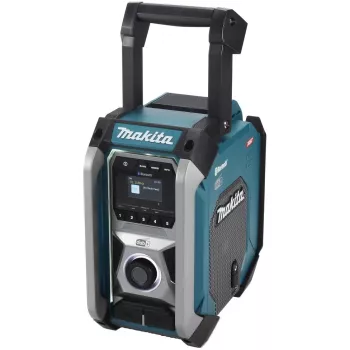 Makita MR007GZ Akku-Baustellenradio, DAB+/FM, 18V-40V, Schwarz/Grün