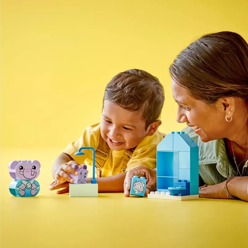 LEGO DUPLO Badespaß-Set 10413 — Badespielset für Kleinkinder, 15 Teile, empfohlenes Alter 1,5+