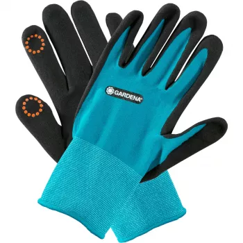 Gardena 11510-20 - Gartenhandschuhe - Schwarz - Blau - S - SML - Elastan - Nitril - Polyester - 42 % Polyester - 55 % Nitril - 3 % Elastan