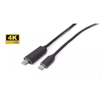 Microconnect USB3.1CMDP2 USB-Grafikadapter 3840 x 2160 Pixel Schwarz