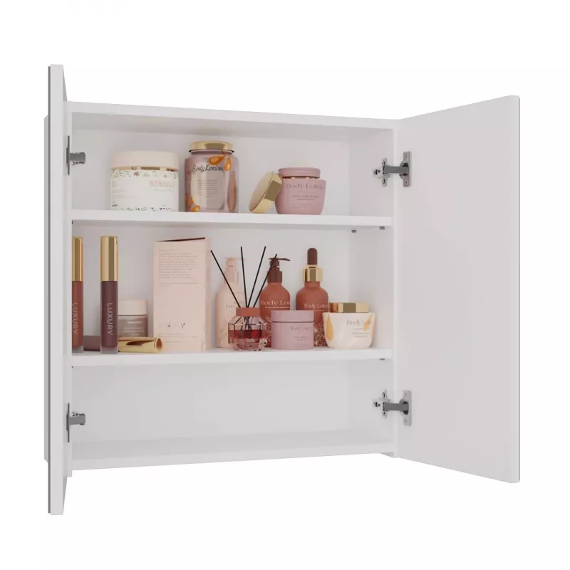 Topeshop POLA 2DL BIEL Badezimmerschrank Weiß