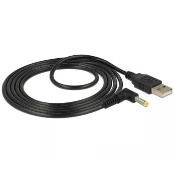 Stromkabel DeLOCK 85544 USB A 1,5 m Schwarz