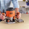 Black+Decker KW1200E Oberfräse, 1200 W, 8.000–28.000 U/min