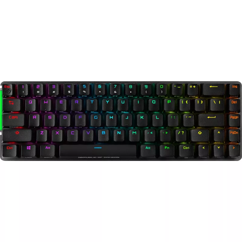 Mechanische Tastatur ASUS ROG Falchion — kompaktes 65%-Layout, Cherry MX Red Schalter, RGB-Hintergrundbeleuchtung