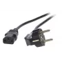 EFB-Elektronik Netzkabel Schutzkontaktstecker 90°- C13 180° schwarz 5,0 m, 3 x 1,00 mm² Hersteller: EFB Elektronik (EK504.5V2)