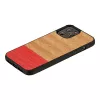 Schutzhülle man and wood für iPhone 12 Pro Max — Herringbone Azalea Schwarz