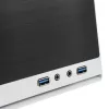 SilverStone SUGO SG13 - Desktop - Mini-DTX - ohne Netzteil (AT / PS/2) - Schwarz, Weiß - USB/Audio (SST-SG13WB-Q)
