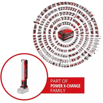 Power X-Change Akku-Leuchte TE-CL 18/1000 S Li - Solo, 18 Volt, LED-Leuchte Rot, ohne Akku und Ladegerät