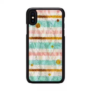 iKins Pop Mint Hülle für iPhone XS/X, schwarz