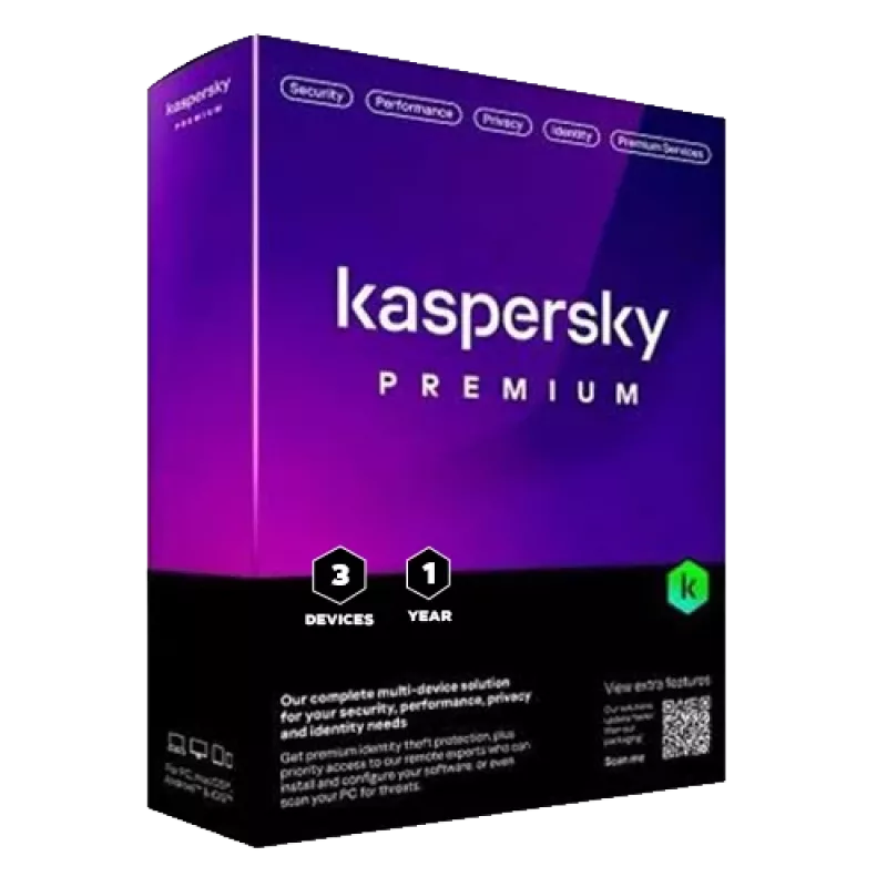 Kaspersky Premium + Customer Support | 3 Geräte | 1 Jahr | EU