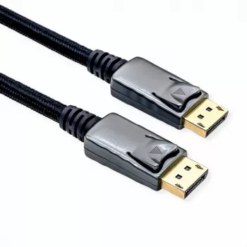 ROLINE 11.04.5867 DisplayPort-Kabel 2 m Schwarz - Silber (11.04.5867)