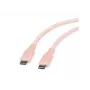 ROLINE USB 2.0 Kabel C-C ST/ST Silikon 60W 1m pink - Kabel - Digital/Daten (11.02.9122)