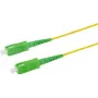Logilink Professional - Patchkabel - SC/APC Singlemode (M) auf SC/APC Singlemode (M) - 5 m - 2 mm - Glasfaser - Simplex - 9/125 Mikrometer - G.657.A2/OS2 - Halogenfrei - Gelb