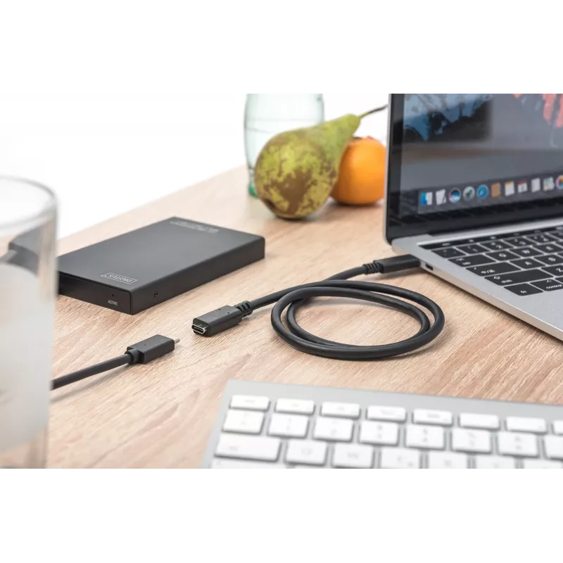 USB-Typ-C-Verlängerungskabel Digitus AK-300210-015-S