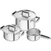 Kochtopfset Florina Zwilling — 3 Edelstahltöpfe (Set) — Florina Zwilling