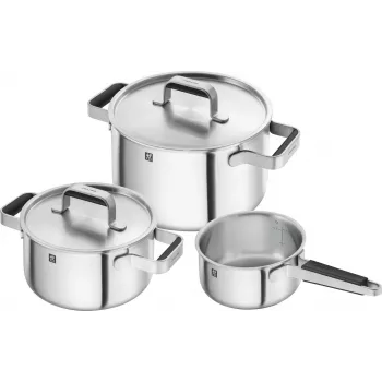 Kochtopfset Florina Zwilling — 3 Edelstahltöpfe (Set) — Florina Zwilling