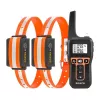 Hundetrainingshalsband Rojeco PD5291000m mit 2 Halsbändern, wiederaufladbare Fernbedienung, einstellbare statische Impulse/Vibration/Ton