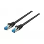 EFB-Elektronik RJ45 Patchkabel Cat.6A S/FTP TPECat.7 Rohkabel superflex schwarz 2m Hersteller: EFB Elektronik (K5525FSW.2)