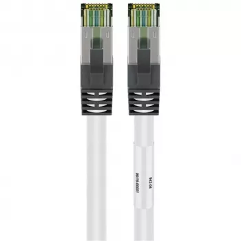 Wentronic 55127 - 5 M - Cat8.1 - S/FTP (S-STP) - RJ-45 - RJ-45 - Weiß