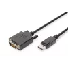 Assmann DisplayPort-Adapterkabel. DP - DVI (24+1) M/M. 1,0 m. mit Verriegelung. DP 1.2 kompatibel. UL. CE. bl (AK-340301-010-S)