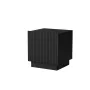 Cama Meble LIVERTI Nachttisch, 2er-Set, 45x42x47 cm, schwarz