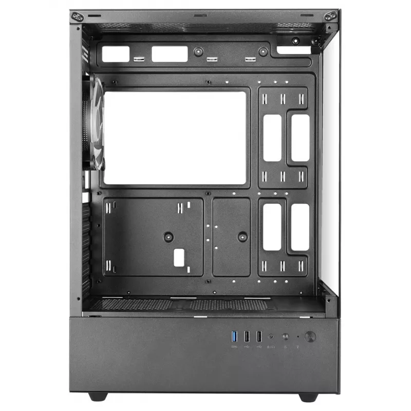 Tacens Mars MC-XO ATX-Gehäuse, schwarz, 1x120 mm FRGB-Lüfter