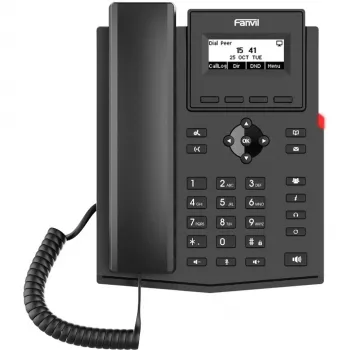 IP-Telefon Fanvil X301W Schwarz